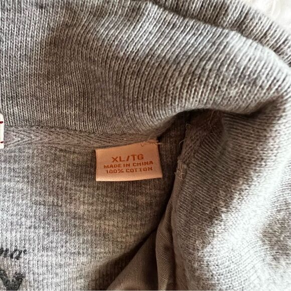 Tommy Bahama Relax Gray 100% Cotton 1/4 Zip Size XL - Picture 4 of 6